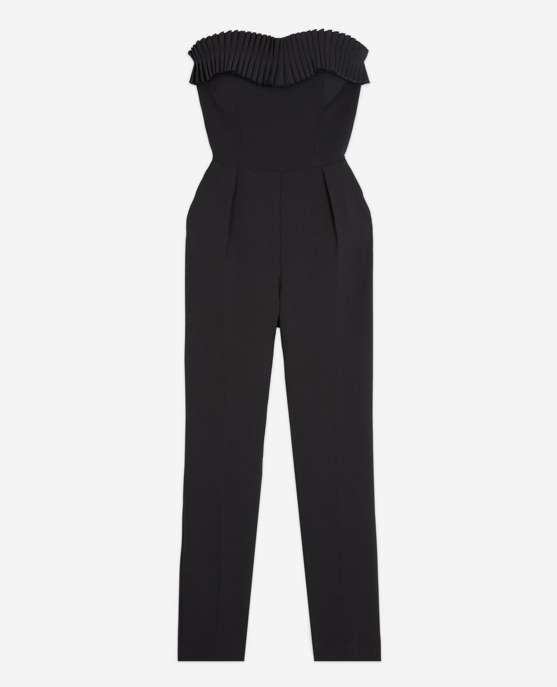 The Kooples - Combinaison Bustier - Noir - Femme