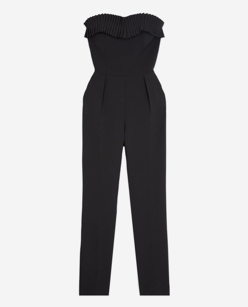 Mono bustier - Negro - Mujer