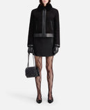 Chaqueta de piel de oveja - Negro - Mujer