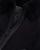 Chaqueta de piel de oveja - Negro - Mujer