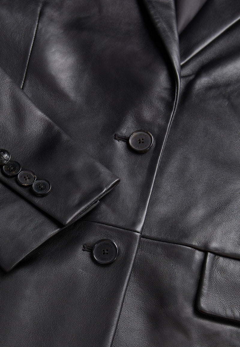 The Kooples - Veste De Tailleur En Cuir - Femme