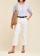 Pantalones holgados de lona