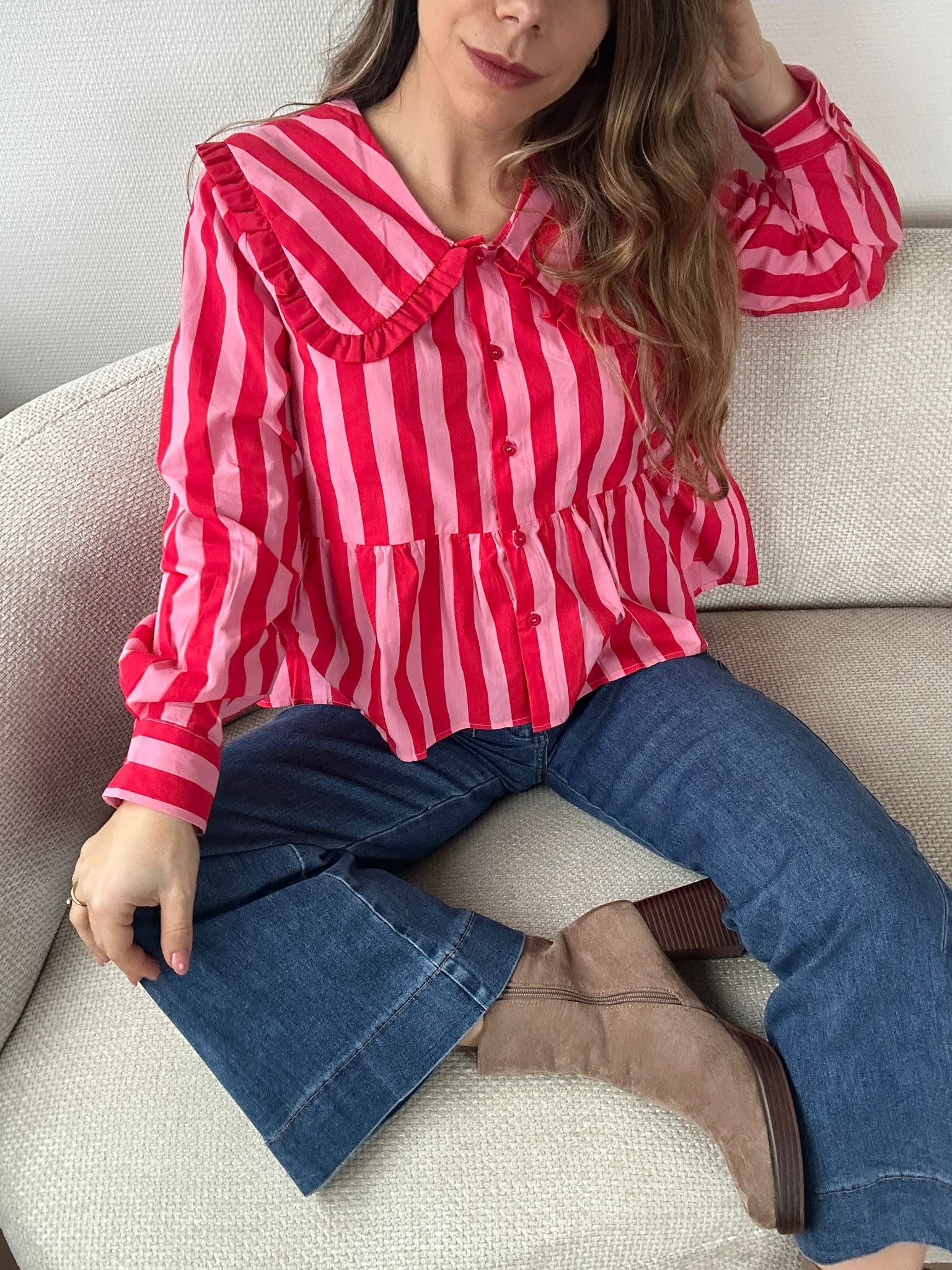 Blusa Toscana Rayas