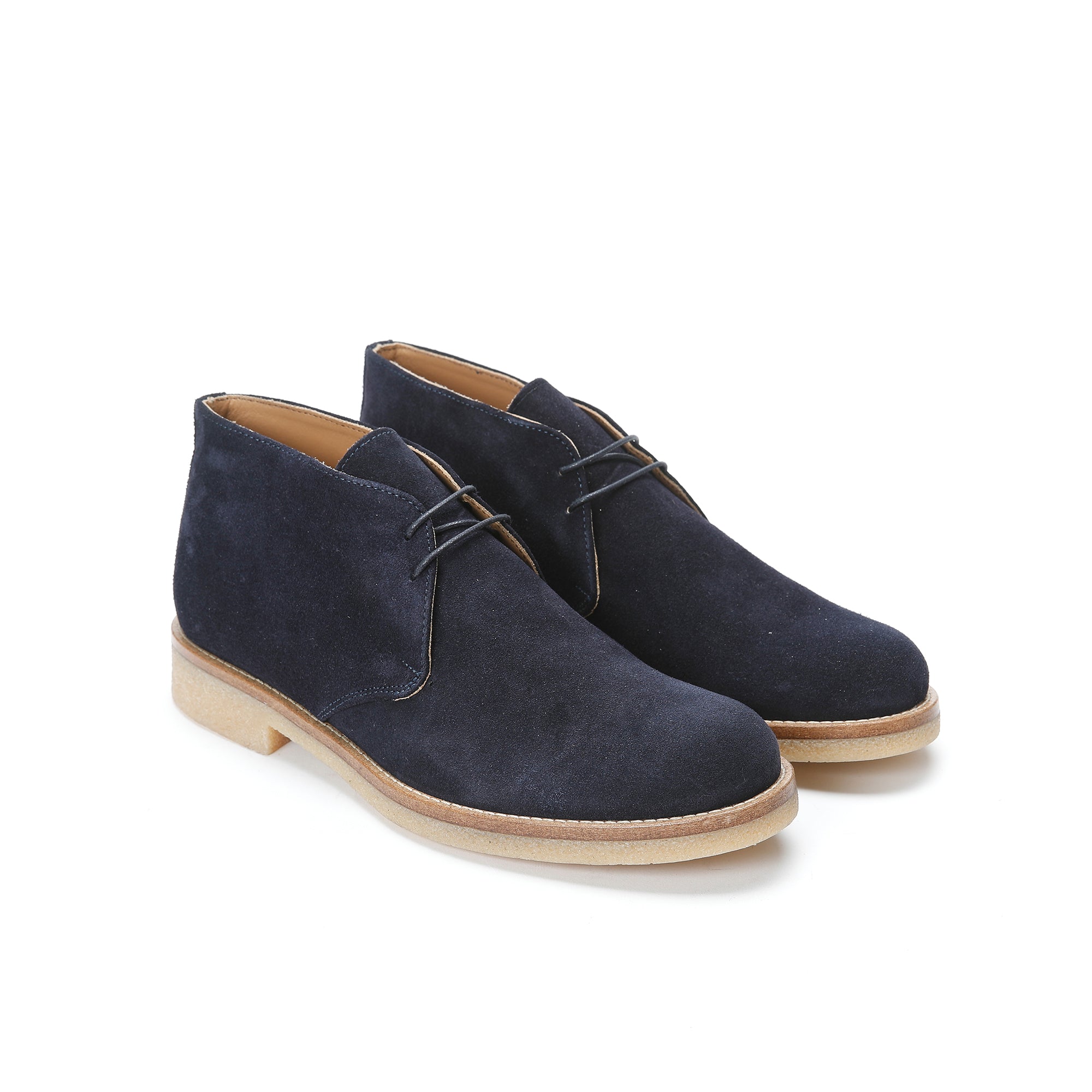 Frank Daniel - Bottines Chukka - Bleu - Homme