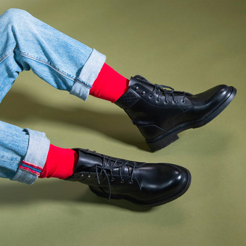 Frank Daniel - Cheville Derby Noir - Noir - Homme