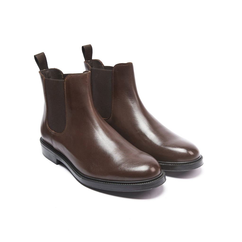 Frank Daniel - Bottes Chelsea - Marron Foncé - Homme