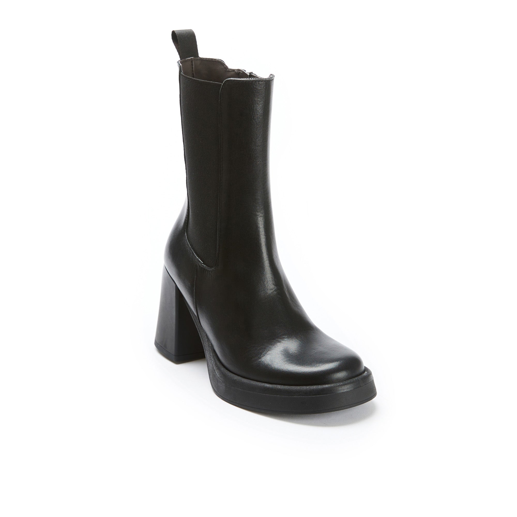 Frank Daniel - Botines Chelsea Con Tacón - Negro - Mujer