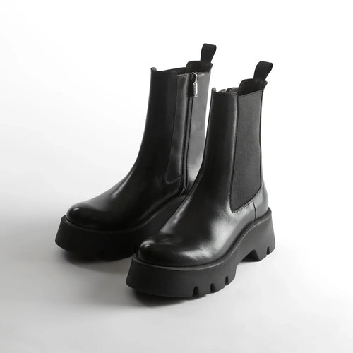 Frank Daniel - Bottes Chelsea - Noir - Femme