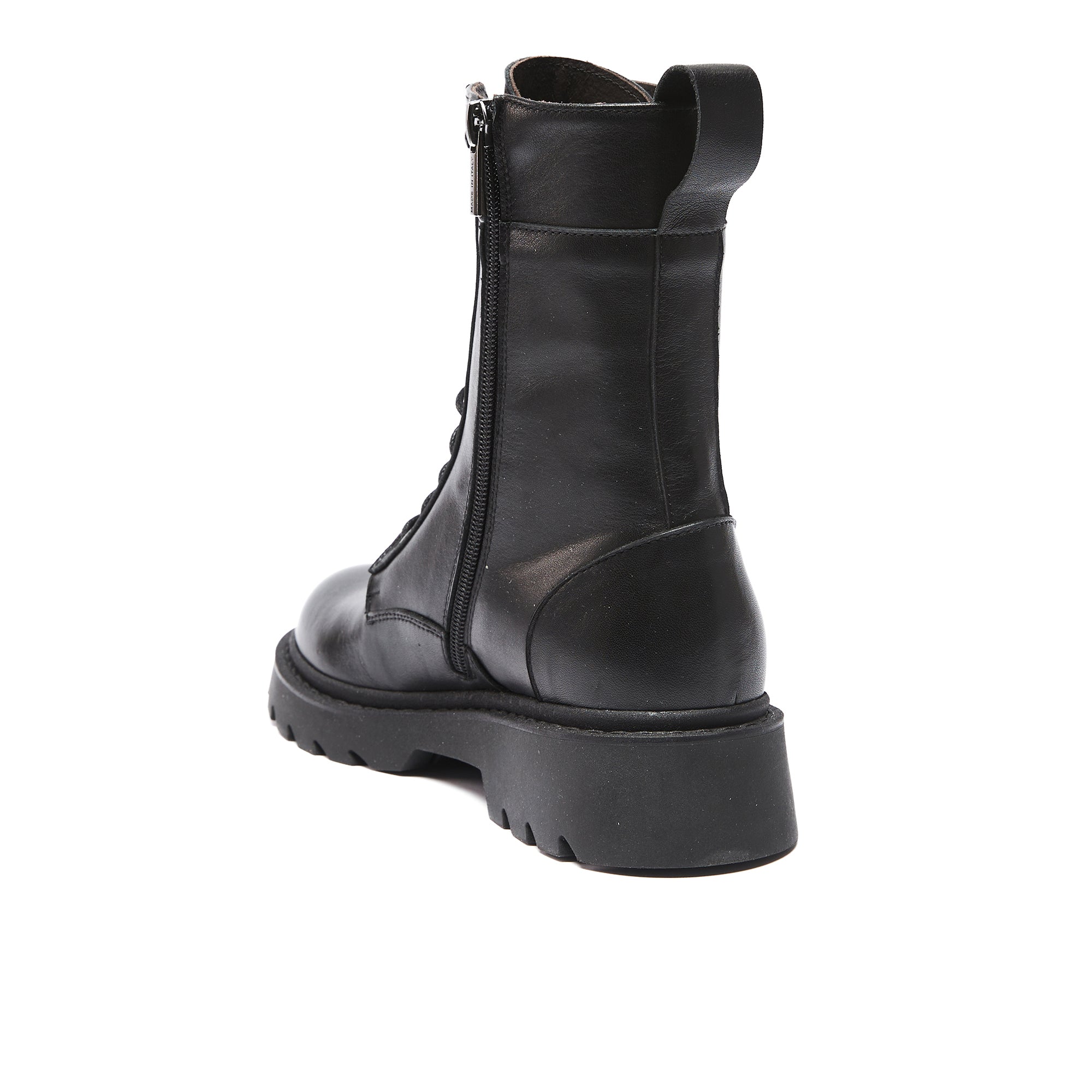 Frank Daniel - Bottines À Lacets Montantes - Noir - Femme