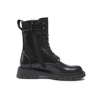 Frank Daniel - Bottines À Lacets Montantes - Noir - Femme