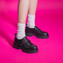 Frank Daniel - Mocassin À Boucle - Noir - Femme