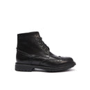 Frank Daniel - Botas Con Cordones Y Aletas - Negro - Mujer