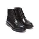 Frank Daniel - Botas Con Cordones Y Aletas - Negro - Mujer