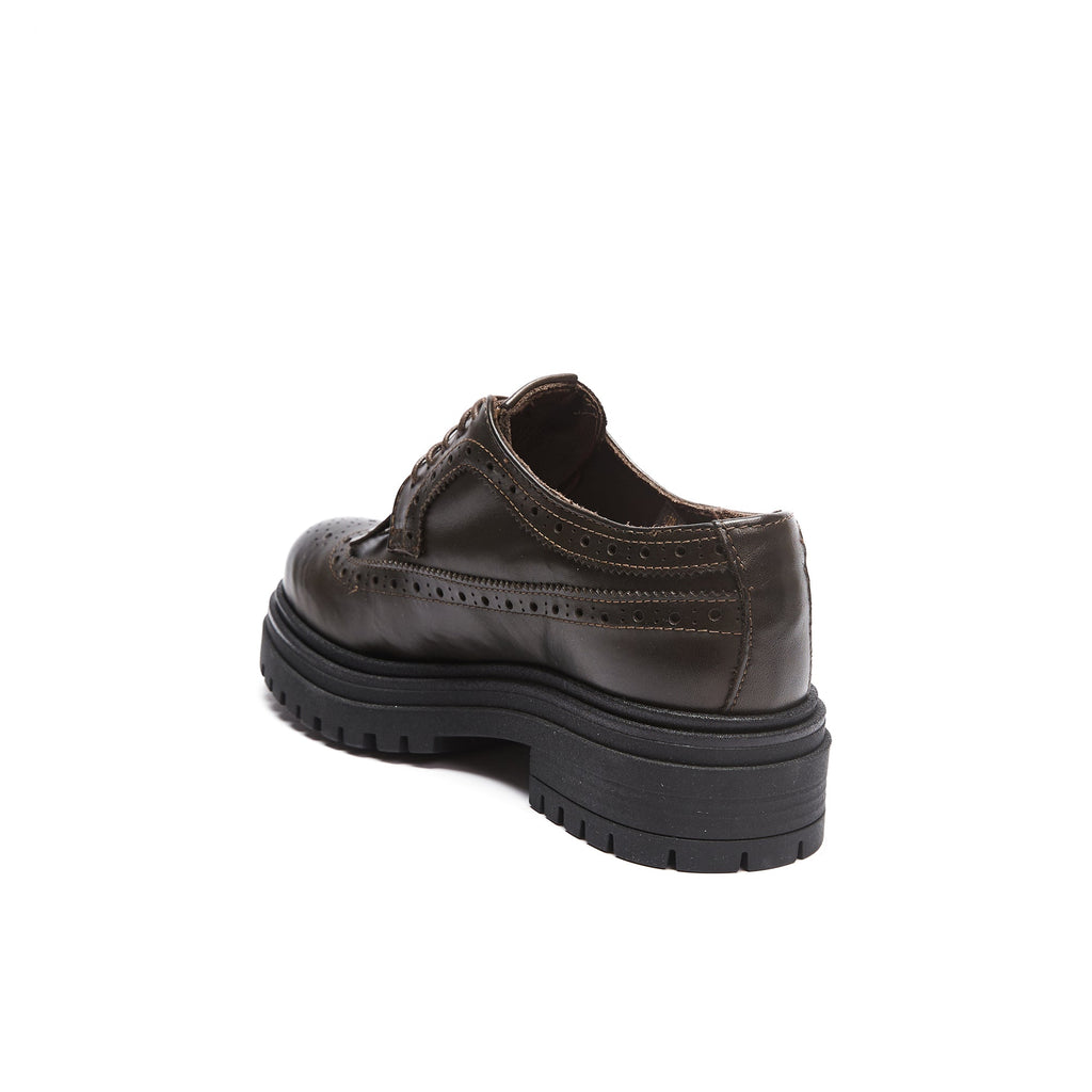 Frank Daniel - Derby Wing Cap - Dark Brown - Women