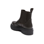 Frank Daniel - Botas Chelsea de punta alada - Marrón oscuro - Mujer