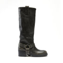 Frank Daniel - Botas moteras - Negro - Mujer