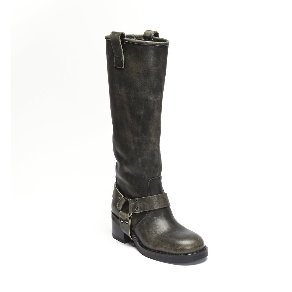 Frank Daniel - Botas de Motorista - Negro - Mujer