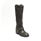 Frank Daniel - Botas de Motorista - Negro - Mujer