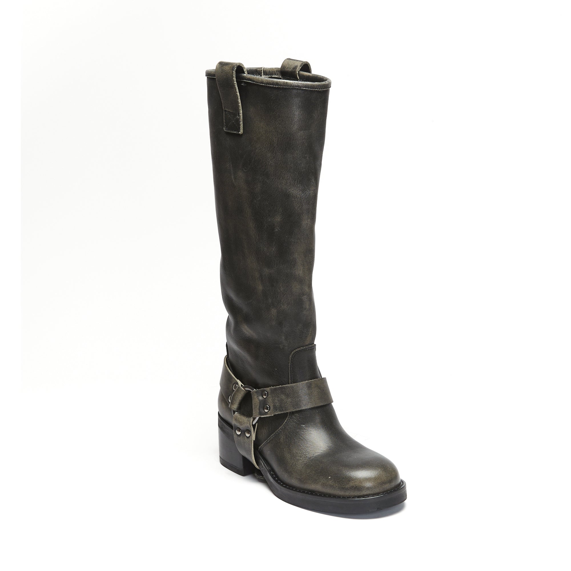 Frank Daniel - Botas de Motorista - Negro - Mujer