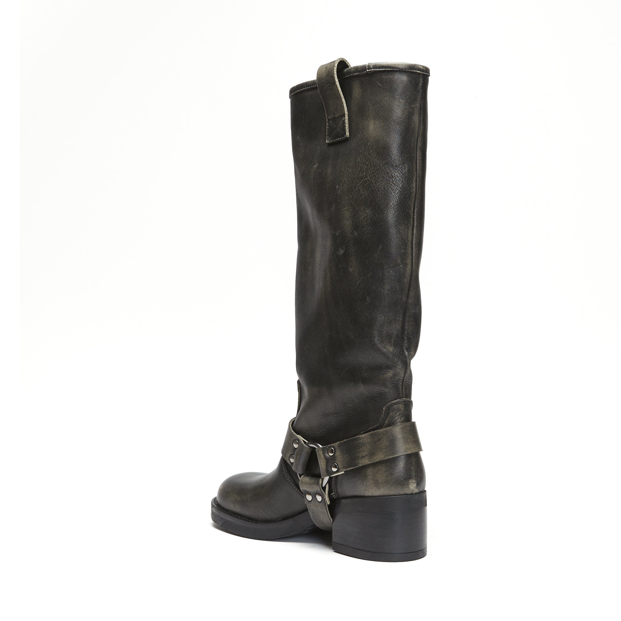 Frank Daniel - Botas de Motorista - Negro - Mujer