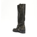 Frank Daniel - Botas moteras - Negro - Mujer