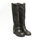 Frank Daniel - Botas moteras - Negro - Mujer
