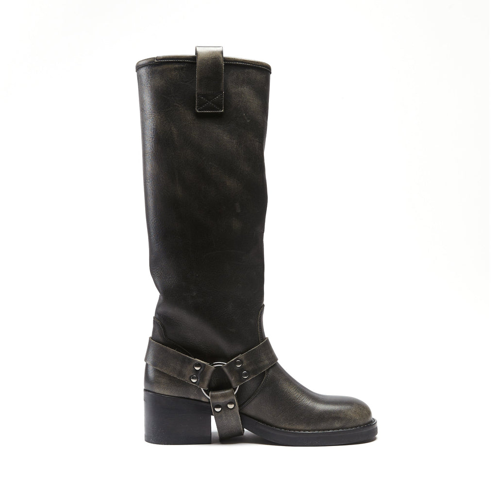 Frank Daniel - Botas de Motorista - Negro - Mujer