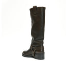 Frank Daniel - Bottes De Motarde - Marron - Femme