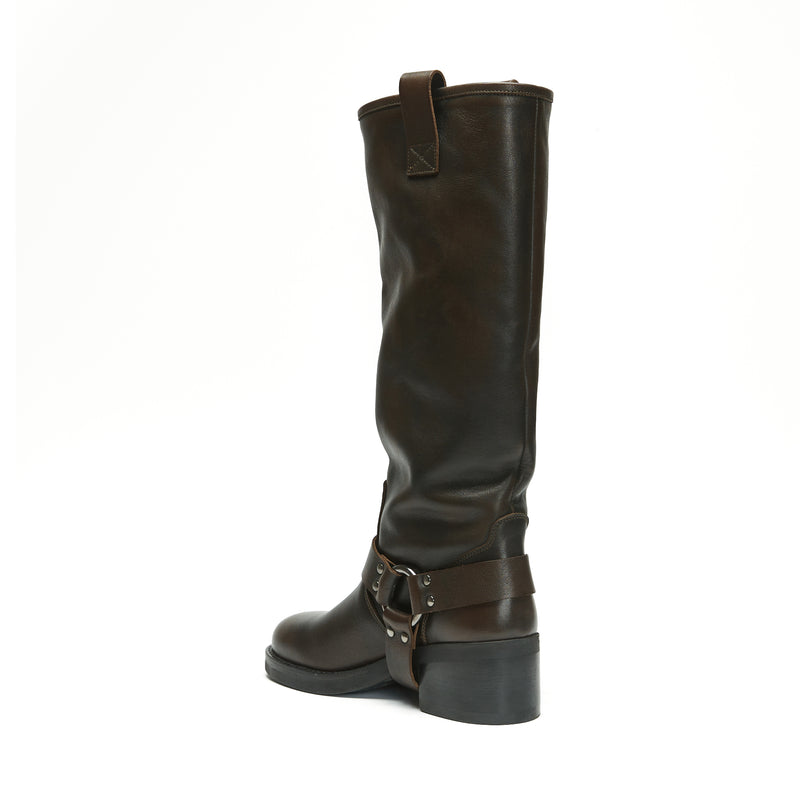 Frank Daniel - Bottes De Motarde - Marron - Femme