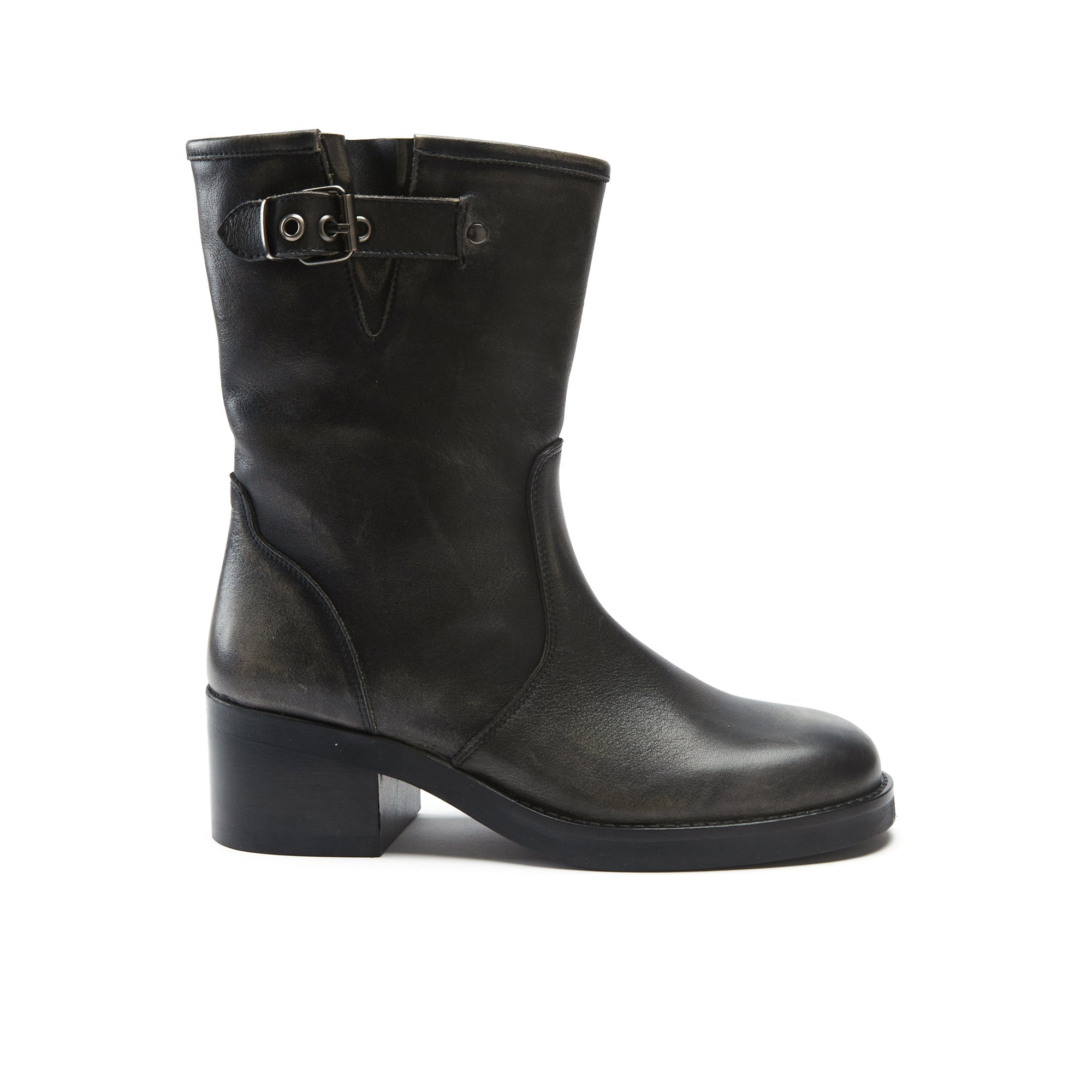Frank Daniel - Biker Boots - Black - Women