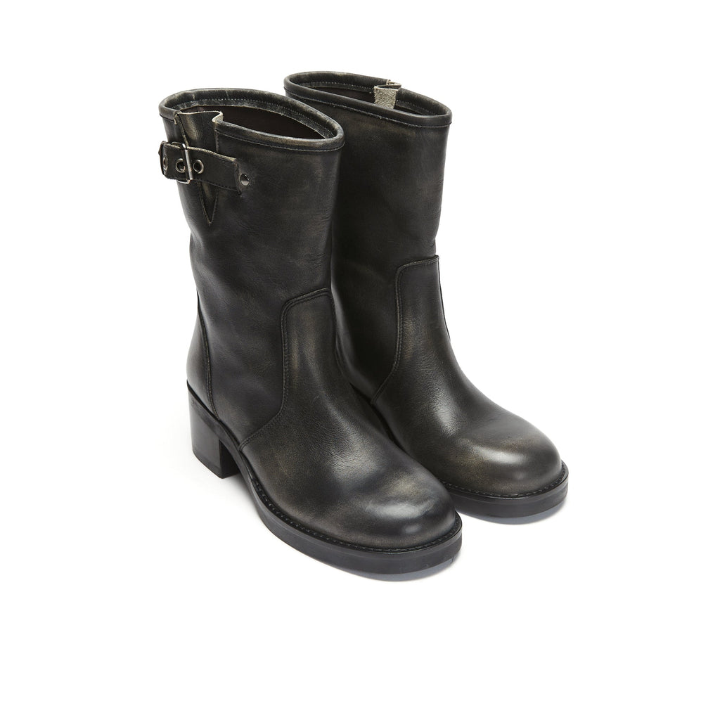 Frank Daniel - Biker Boots - Black - Women