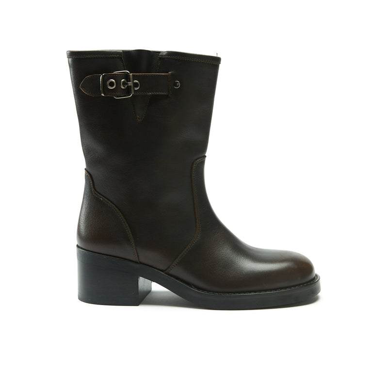 Frank Daniel - Bottes De Motarde - Marron - Femme