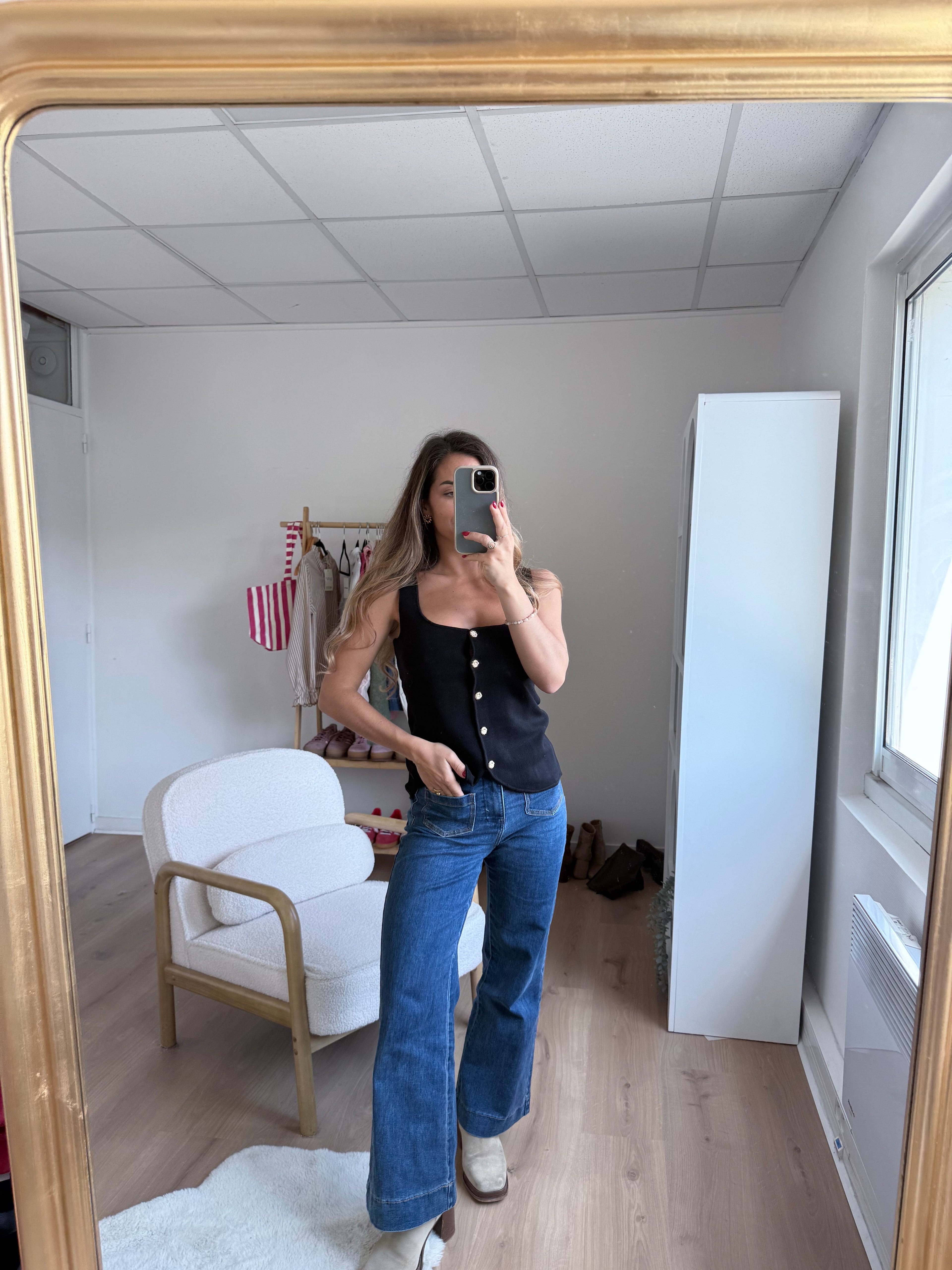 Top Ambre Noir