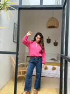 Bianca Candy Pink Wool Knit