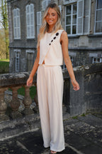 Pantalon Droit Loraine - Crème