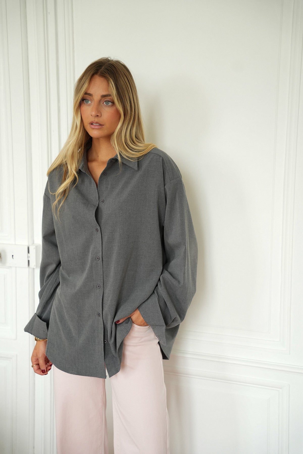 Chemise Ample - Nona Grise