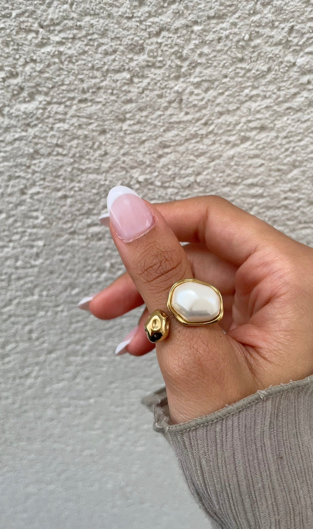 Anello perla d’acqua