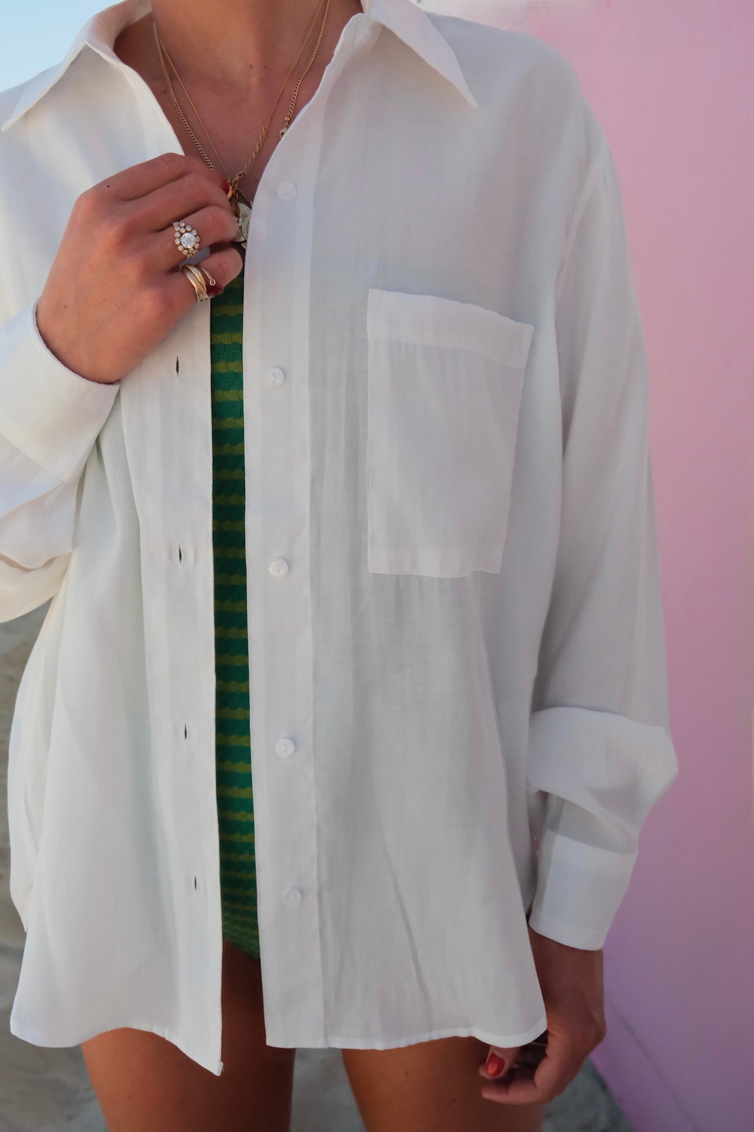 Chemise Adèle blanc