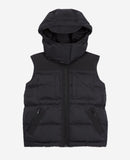 The Kooples - Sleeveless Down Jacket With Contrasted Yoke - Femme