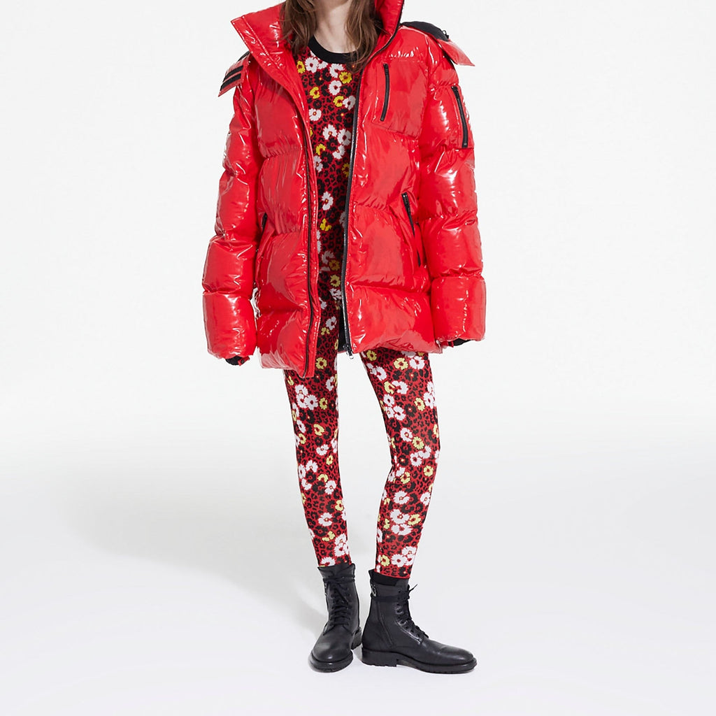 The Kooples - Doudoune À Capuche - Rouge - Femme