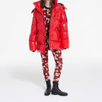 The Kooples - Doudoune À Capuche - Rouge - Femme