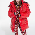 The Kooples - Doudoune À Capuche - Rouge - Femme