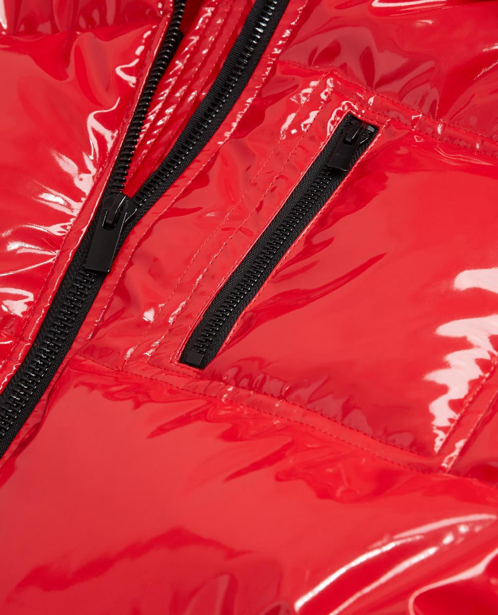 The Kooples - Doudoune À Capuche - Rouge - Femme