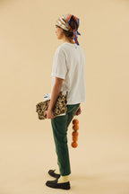 Pantalon BRUNE vinyle vert