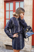 Top Anatole Fringe Navy