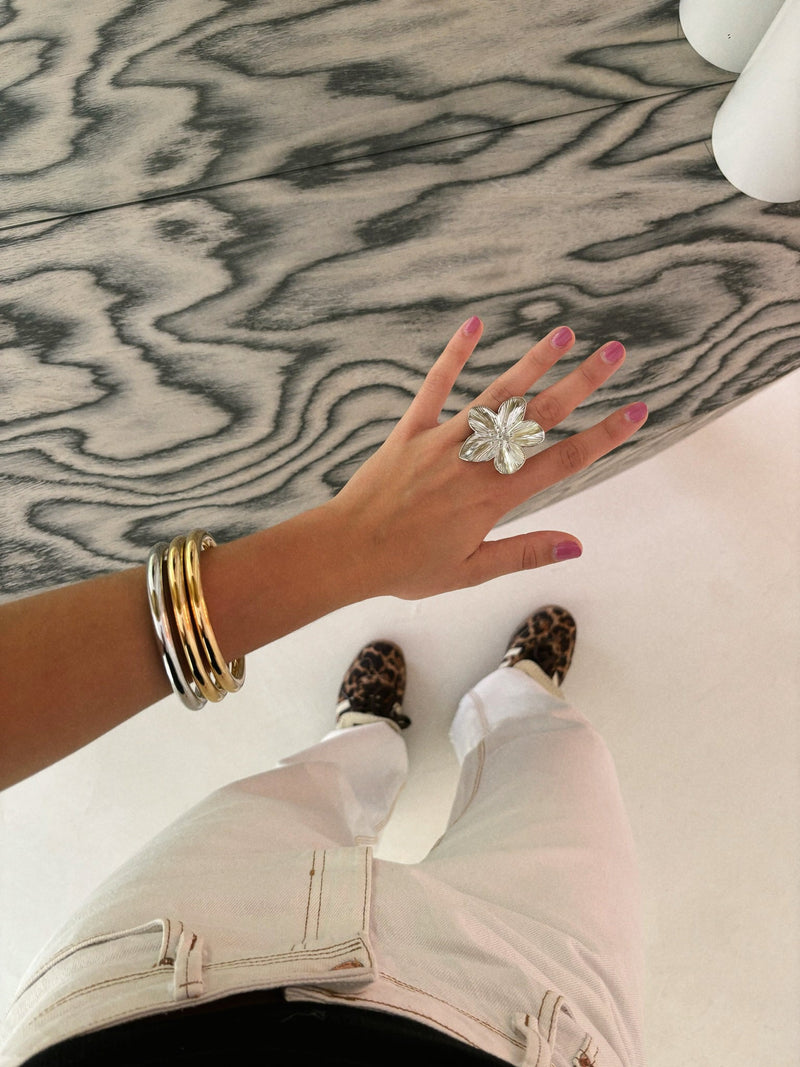 Flor Plata Ring