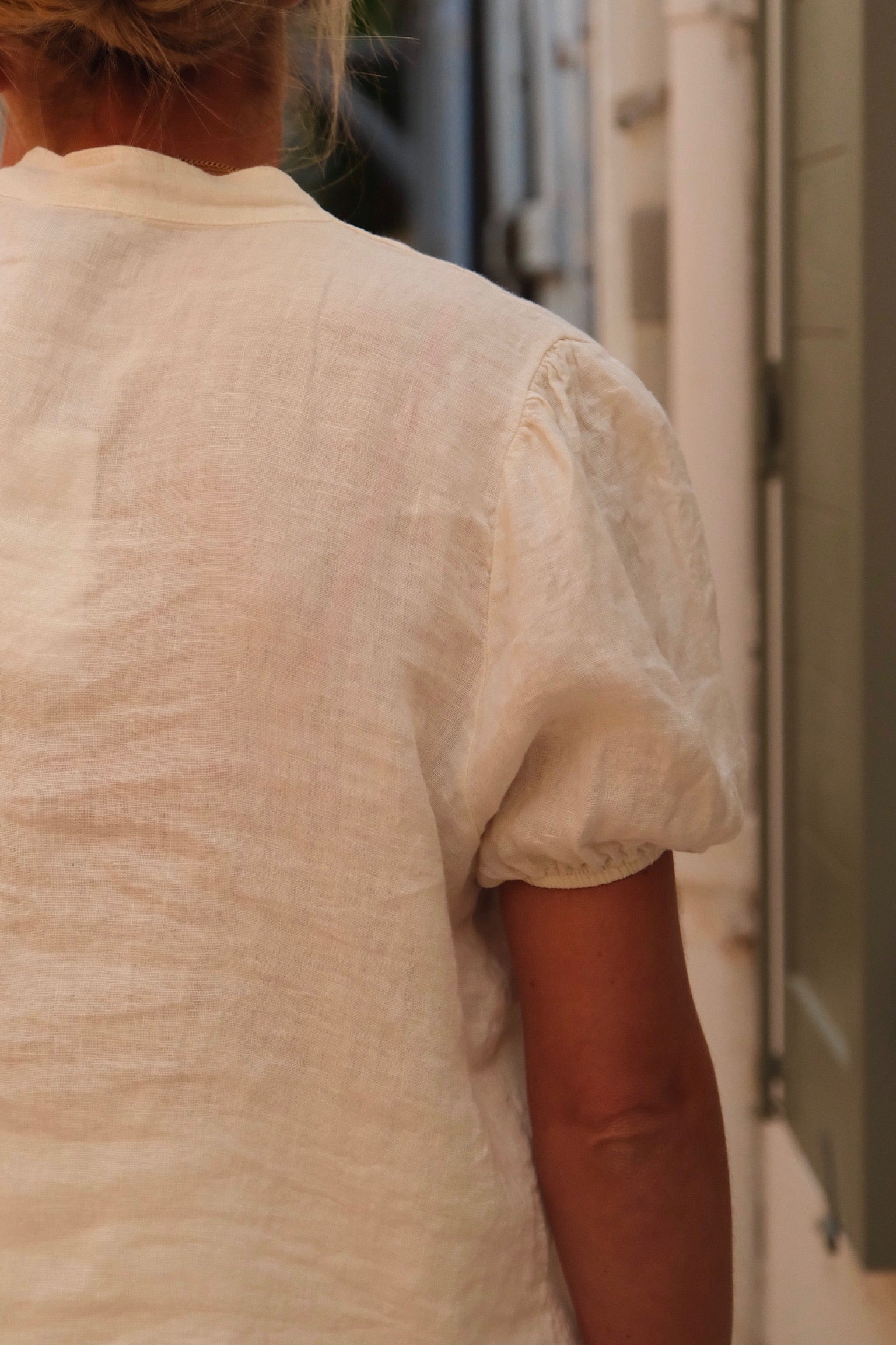 Blouse Célestine lin écru