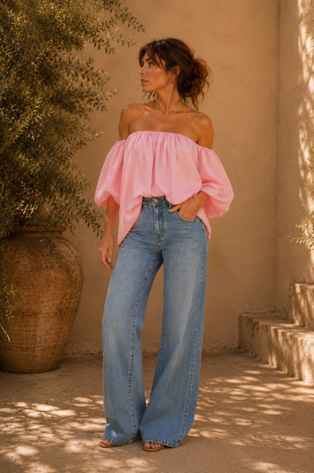 Carmen Top - Pink
