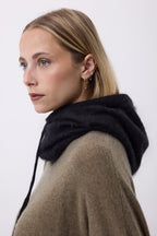 Balaclava – Brushed Cashmere Feather - Noir - Mixte