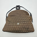 Fendi Baguette Toile Zucchino Jacquard Marron